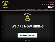 Tablet Screenshot of fireguardservices.com